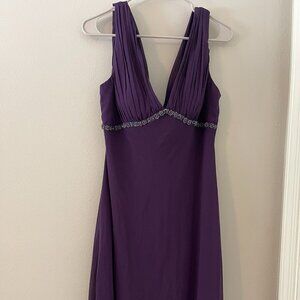 Cocktail Dress, deep purple with beading under bodice, NWOT
***STUNNING**